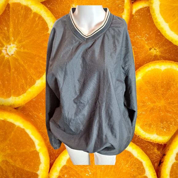 Ben Hogan Performance Golf Collection Black V-Neck Pullover Windbreaker Size M - Picture 4 of 9